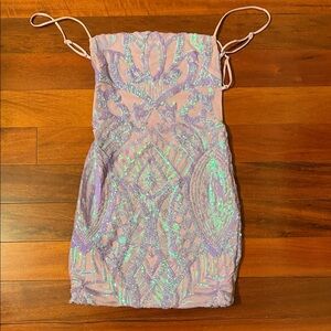 Sequin Embellished Dress homecoming winterfest size xsmall